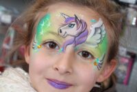 einhorn gesicht einhorn gesicht