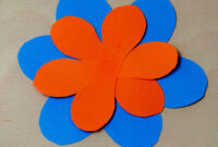 blumen basteln kleinkinder