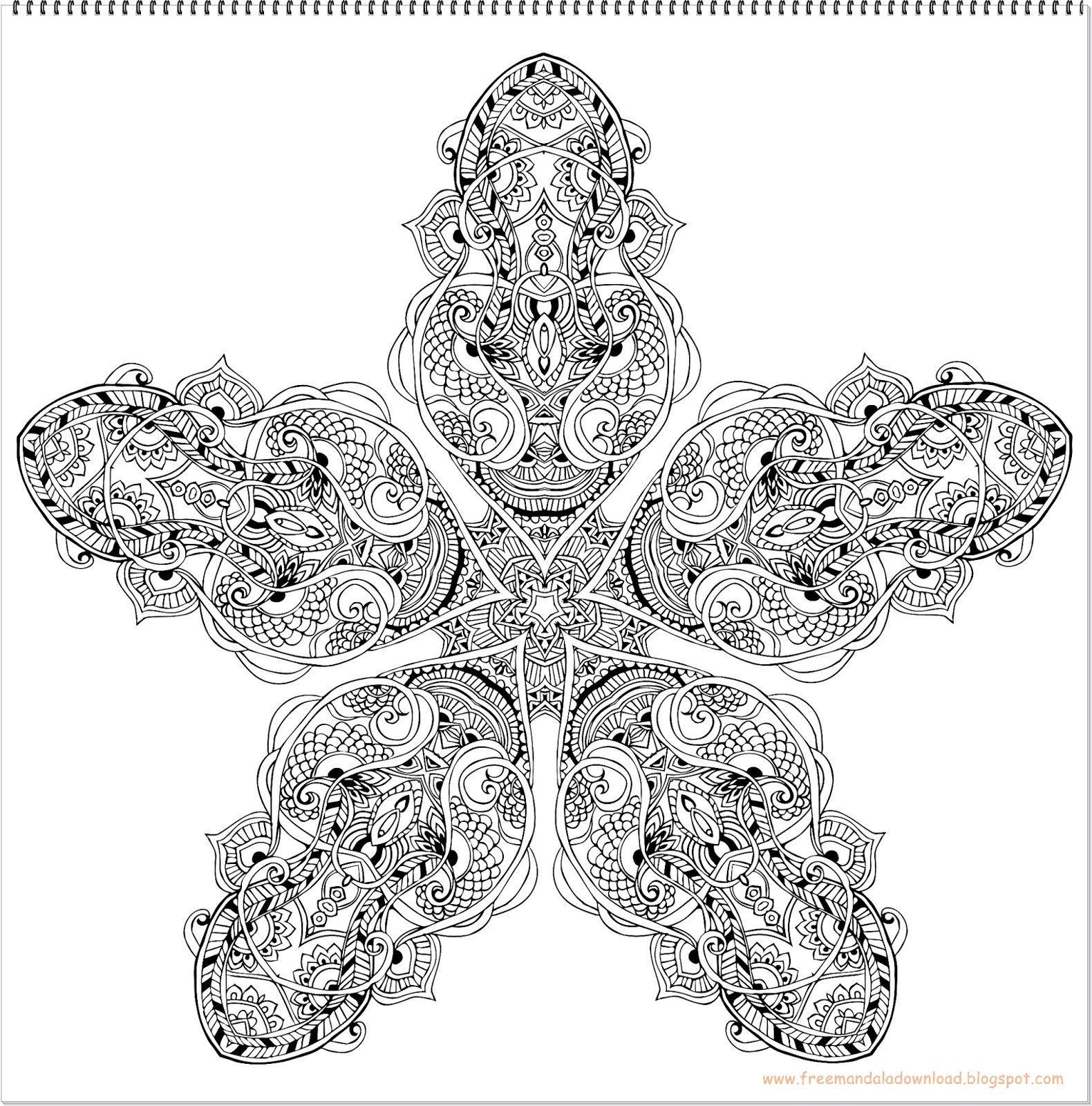 Schwierige Mandalas Für Erwachsene/ Difficult Mandalas for adults