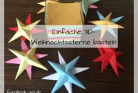 sterne basteln mit kindern unter 3 jahren