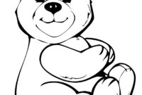 malvorlage bär einfach