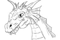 drachenkopf ausmalbild drachenkopf ausmalbild