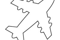 flugzeug zum ausschneiden