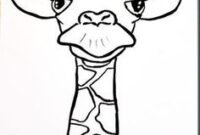 giraffe einfach malen