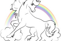 einhornfohlen ausmalbild