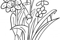 frühlingsblume zum ausmalen frühlingsblume zum ausmalen