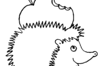 vorlage igel ausmalbild