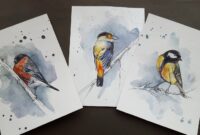 vögel auf ast malen vögel auf ast malen