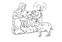 krippe zum ausmalen krippe zum ausmalen