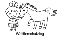 ausmalbilder reiten