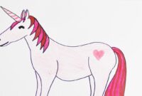 süße einhorn bilder malen