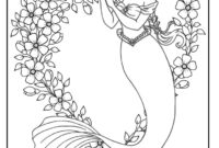 meerjungfrau ausmalbild pdf