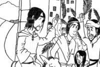 einzug in jerusalem ausmalbild einzug in jerusalem ausmalbild