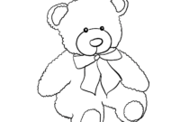 teddybär ausmalen teddybär ausmalen