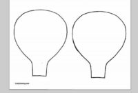 vorlage heißluftballon vorlage heißluftballon