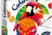 malen nach zahlen papagei