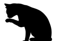 siluette katze siluette katze
