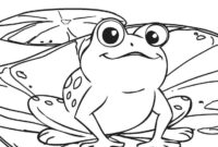 ausmalbilder frösche