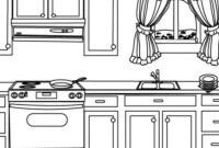 küche ausmalbild küche ausmalbild