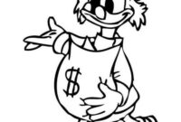 dagobert duck ausmalbilder