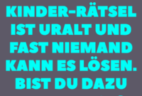 kinderraetsel kinderraetsel