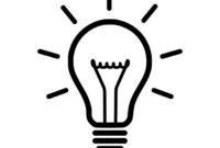 glühbirne ausmalbild glühbirne ausmalbild