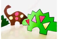 dinosaurier basteln schablone dinosaurier basteln schablone