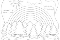 regenbogen zum ausmalen regenbogen zum ausmalen