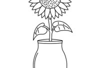 sonnenblume malvorlage sonnenblume malvorlage