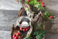 basteln mit kienäpfeln