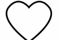 herz zum drucken