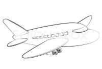 flugzeug umrisse flugzeug umrisse