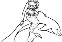 ausmalbilder meerjungfrau mit delfin ausmalbilder meerjungfrau mit delfin