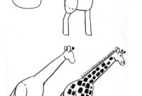 giraffe malen leicht