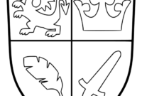 ausmalbild ritterwappen