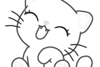 süße katzen ausmalbilder