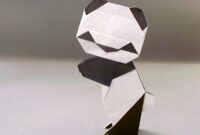 origami panda