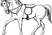 kostenlos ausmalbilder pferde