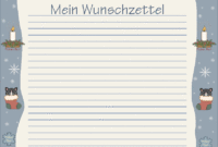 vorlage wunschzettel weihnachten