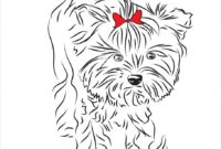 hunde strichzeichnung