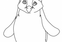 pinguin zum ausmalen