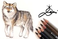 wolf zeichnung einfach