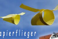 flieger falten papier