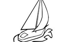 ausmalbild segelboot
