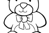 teddybär malvorlage teddybär malvorlage