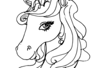 einhornkopf malen einhornkopf malen