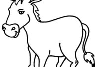 esel ausmalbild esel ausmalbild