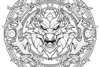 mandala drachen mandala drachen