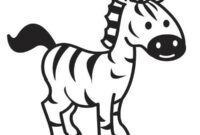 zebra malen kinder zebra malen kinder