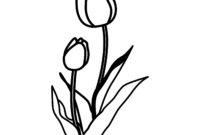 tulpe ausmalen tulpe ausmalen